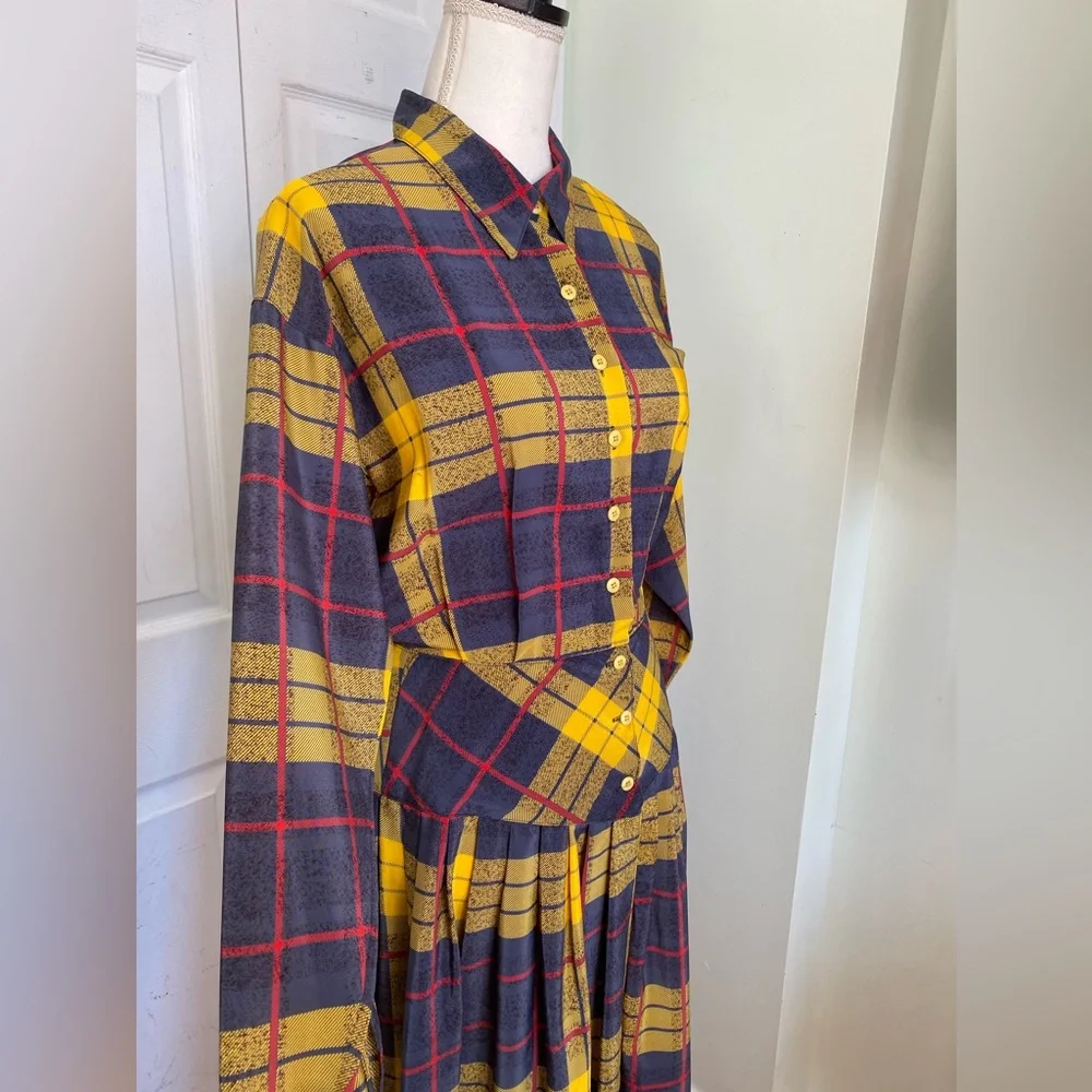 1980s/90s Vivienne Westwood Style Marvin Singer for Depeche Mode Drop Waist Dres - Picture 2 of 9